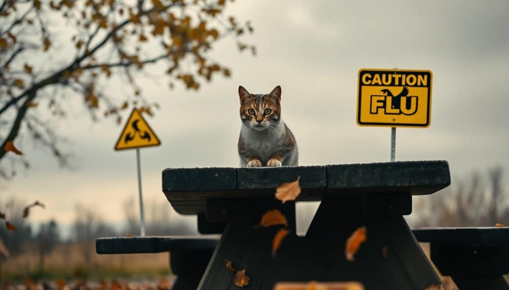 Katze zu Mensch H5N1-Übertragung