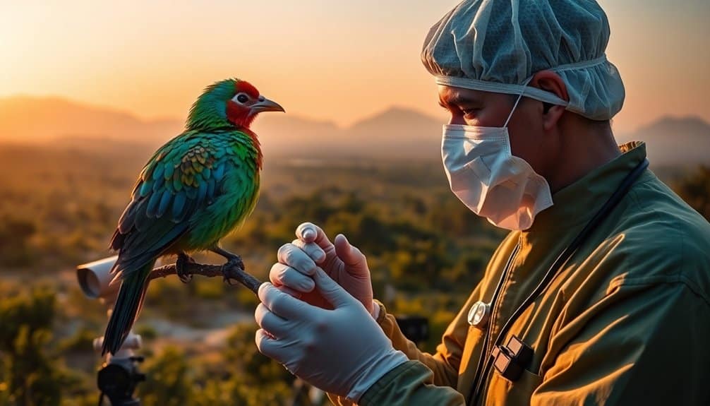 verbverbesserte globale Vogelgrippe-Überwachung