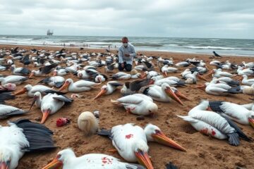 australiens massiver wildvogel-Sterbefall