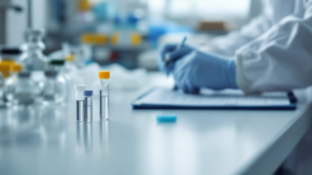 Laborproben in einem Veterinärlabor
